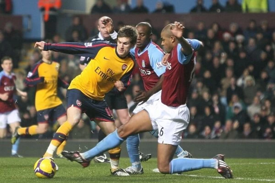 aston villa 2008/09 - most matches